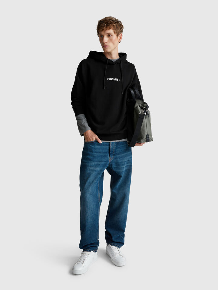 SWEATER W/HOOD Herren image number 3